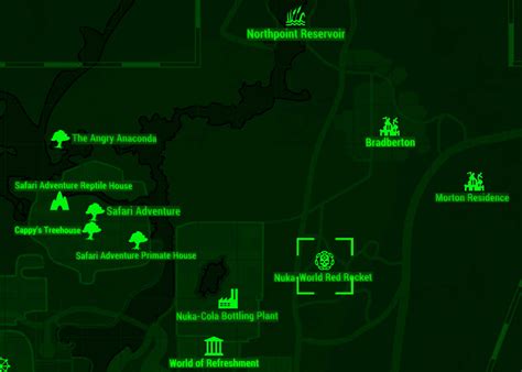 Fallout 4 Nuka World Map - Blank Map