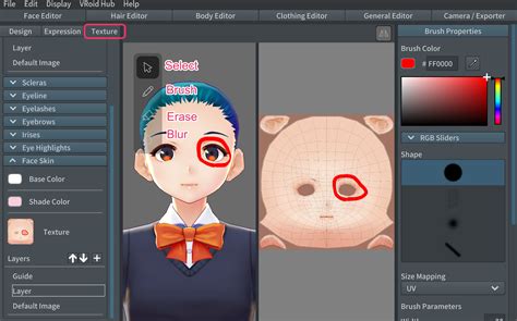 Face Editor – VRoid FAQ