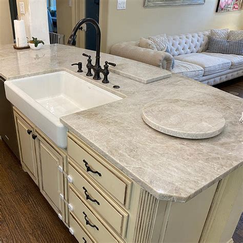 Taj Mahal Quartzite Kitchen Countertops in Frisco, TX – Granite Republic