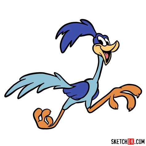 Roadrunner Clipart Cute Pencil And In Color Roadrunner Clipart Cute ...