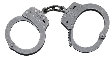 Silver Handcuffs PNG Transparent Image