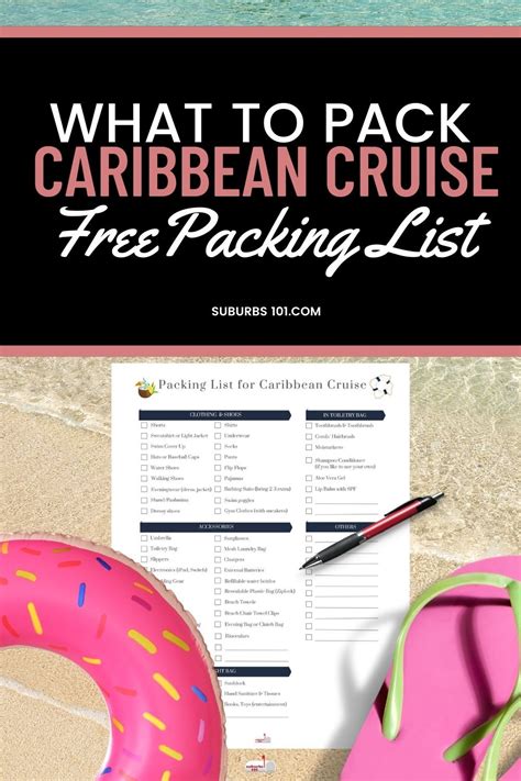 How to Pack Like a Pro for a Caribbean Cruise (Free Packing List ...