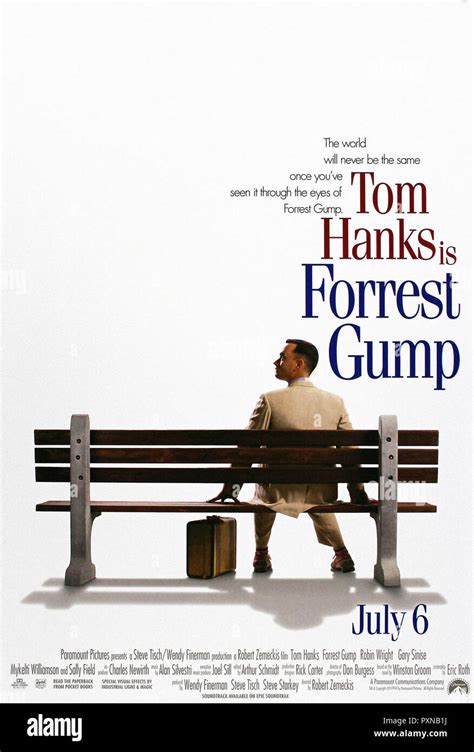 Forrest Gump - Original movie poster Stock Photo - Alamy