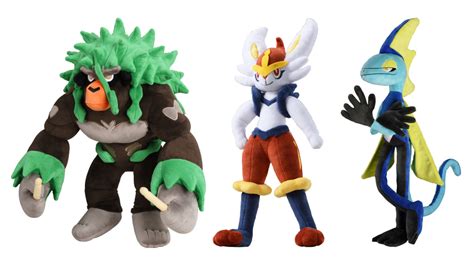 Pokemon Center Japan Reveals Official Plushies For Rillaboom, Cinderace, And Inteleon – NintendoSoup