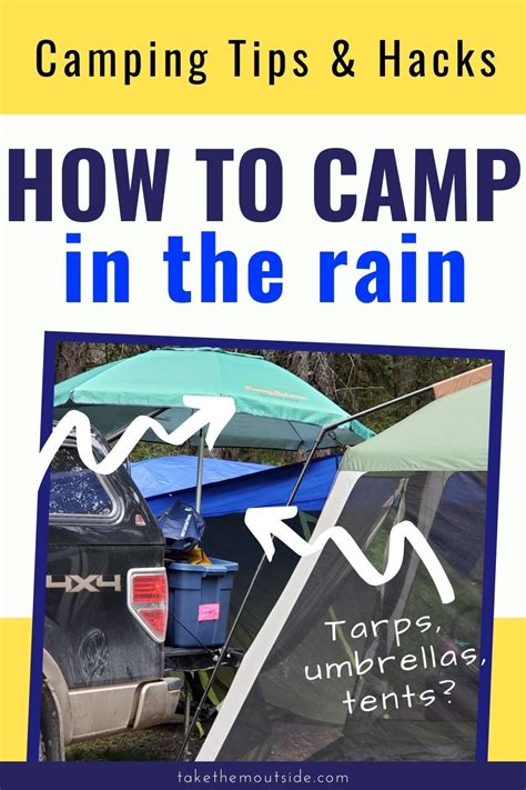 Tips for Camping in the Rain