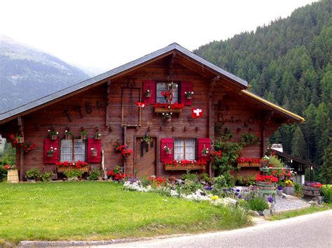 GRIMENTZ - just across the Rhone Valley form Leukerbad. You can't get any more 'Swiss' than this ...