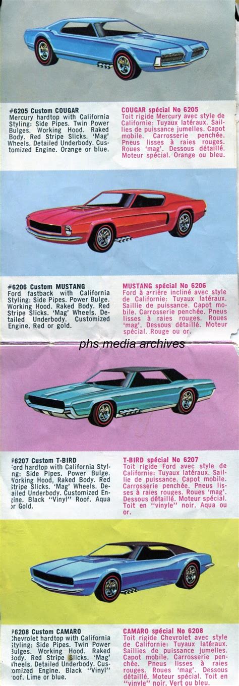 phscollectorcarworld: Retro Flashback Feature: The Hot Wheels 1968 catalog