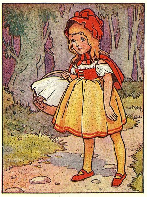 Little Red Riding Hood | Chaperon rouge, Le petit chaperon rouge, Illustration