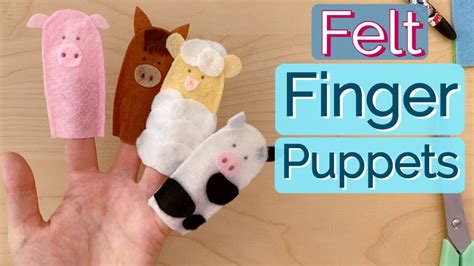 How To Make Felt Finger Puppets (crafts For Kids) Scattered Thoughts Of ...