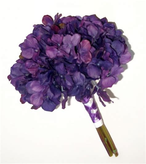 True Touch Hydrangea Wedding Bouquet, Purple Hydrangea Bouquet, Rainbow Wedding Bouquets, White ...