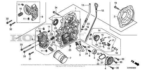 Honda Engines GX630RH QZB2 ENGINE, CHN, VIN# GCAMH-1000001 Parts ...