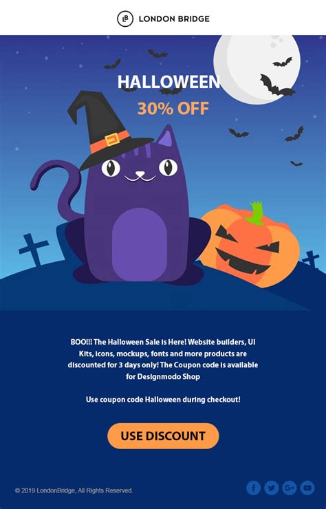 Halloween Email Template for Ecommerce Stores