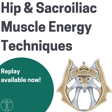 Hip and Sacroiliac Muscle Energy Techniques - Replay ...