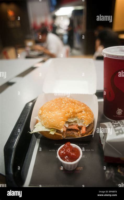 A Burger King happy meal is seen in a Whopper Bar in Midtown Manhattan ...