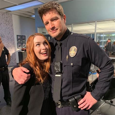 The Rookie on Twitter: "Who else loved this reunion on #TheRookie?! @NathanFillion @feliciaday ...