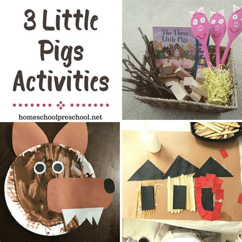 Engaging Three Little Pigs Preschool Activities