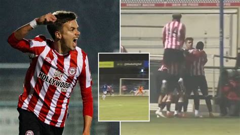 Romeo Beckham scores 93rd-minute winner for Brentford B, it's his first ...