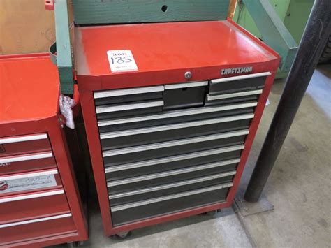 CRAFTSMAN 12-DRAWER ROLLING TOOLBOX, W/ MISC CONTENTS