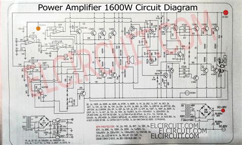 1000w Power Amplifier Circuit Diagrams