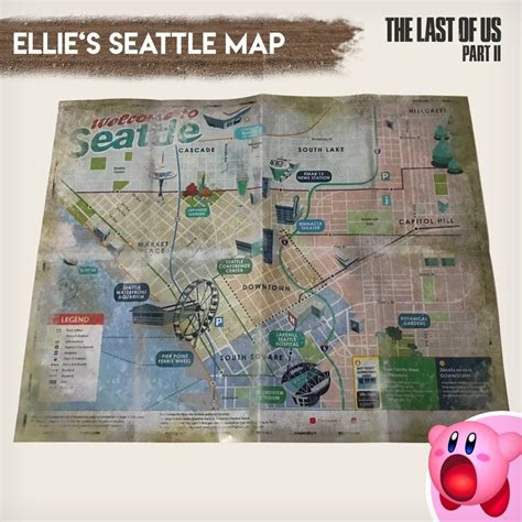 Ellie's SEATTLE MAP the Last of Us Part II High Quality - Etsy in 2022 ...