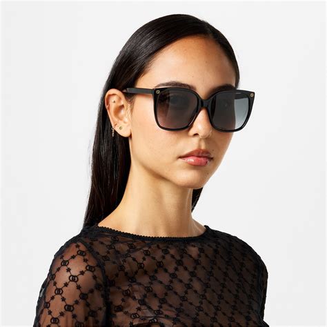 GUCCI | Square Frame Sunglasses | Women | Square Sunglasses | Flannels