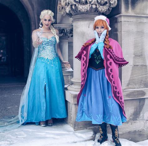 Anna and Elsa Cosplay (Frozen) by Lisa-Lou-Who on DeviantArt