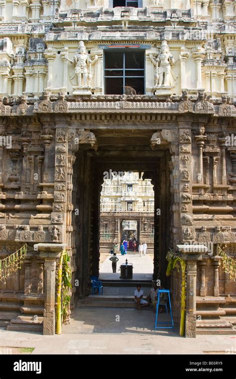 Sri Jalagandeeswarar Temple inside Vellore Fort in Vellore India Stock Photo - Alamy