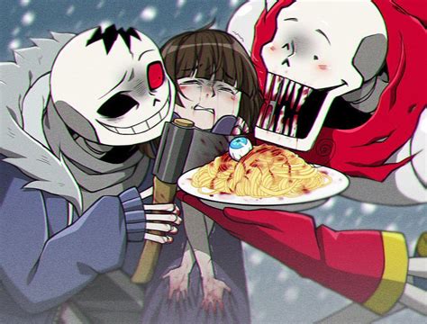 1920x1080px, 1080P Free download | Horrortale ~ Papyrus, Sans & Frisk ...