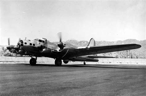 XB-38 Flying Fortress warming up its engines | World War Photos