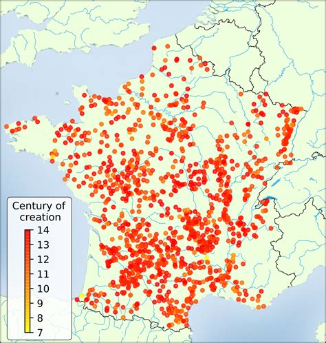 Castles In France Map