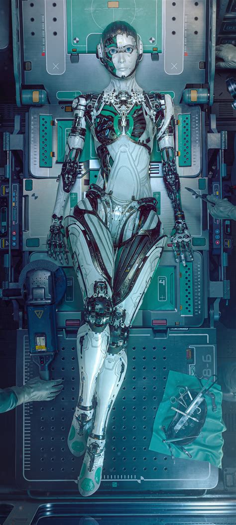 Wallpaper : ArtStation, digital art, science fiction, robot, futuristic ...