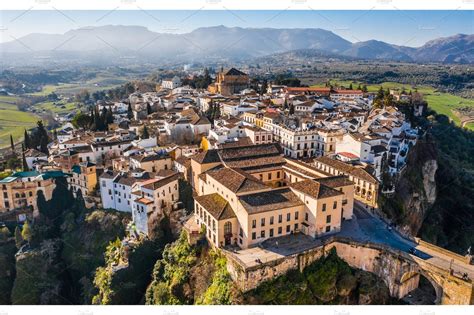 Old town of ronda featuring spain, ronda, and city | Architecture Stock Photos ~ Creative Market