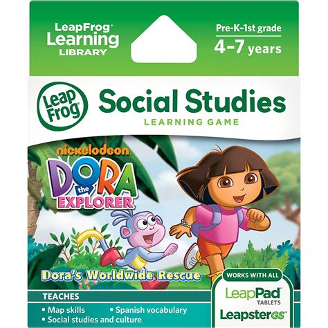 LeapFrog Explorer & LeapPad Learning Game: Dora the Explorer - Walmart.com