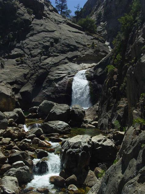 Roaring River Falls - A Gushing Waterfall in Kings Canyon NP