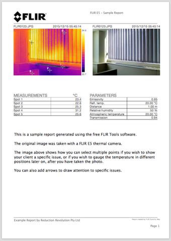 Rent / Hire FLIR Thermal Imaging Camera