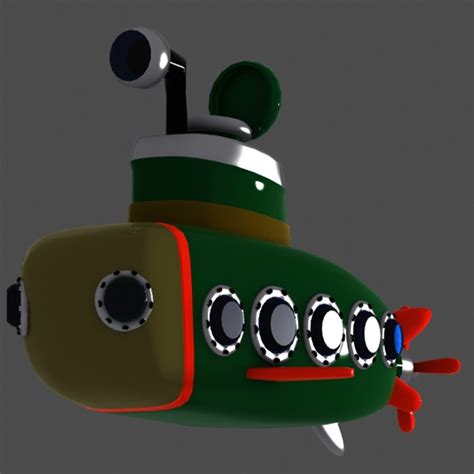 car submarine 3d model