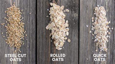 Steel Cut Oats vs. Rolled Oats vs. Quick Oats - What's the Difference ...