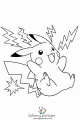 Pokemon Pikachu Coloring Pages sketch template