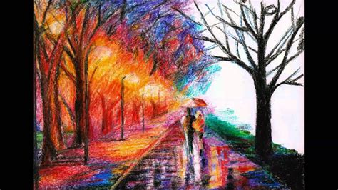 crayon drawing of leonid afremov's artwork | pics for you | Crayon ...