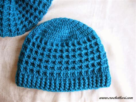 Crochet waffle stitch hat | Crochet hats, Crochet baby hat patterns ...