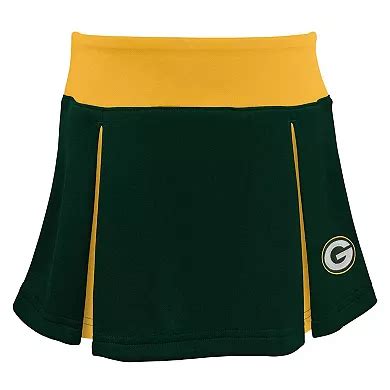 Girls Toddler Green Green Bay Packers Spirit Cheer Three-Piece ...