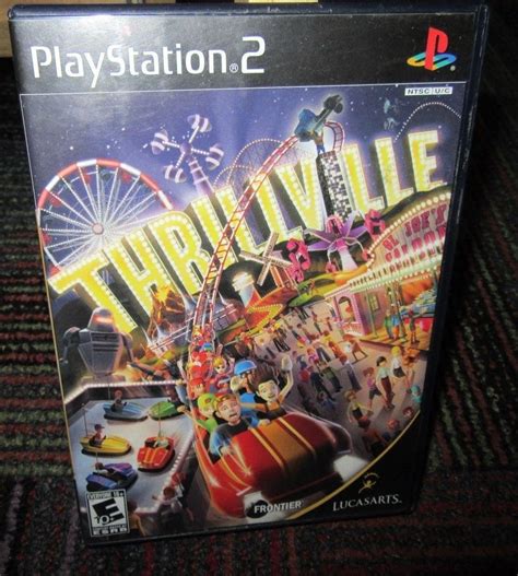 THRILLVILLE GAME FOR PLAYSTATION 2 PS2, CASE,GAME & MANUAL, LUCAS ARTS ...