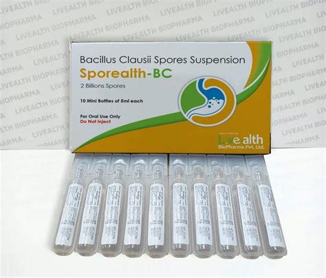 8 Bacillus Clausii Spores suspension, Packaging Size: 10x5ml at best price in Navi Mumbai