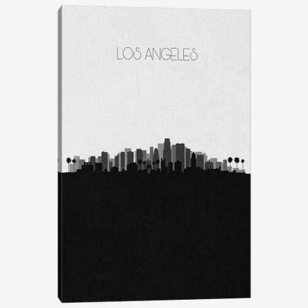 Los Angeles Desert Style Skyline C - Canvas Wall Art | WallDecorAddict