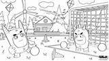 Pogo And Fuse Oddbods sketch template