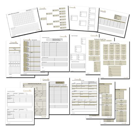 Genealogy Forms Bundle