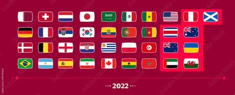 all flags of the countries in the 2022 soccer world cup n qatar Coloso