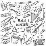 Music Instruments Drawings Coloring sketch template