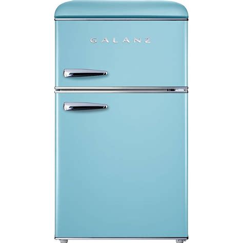 Galanz Retro 3.1 Cu. Ft. Mini Fridge Blue GLR31TBEER - Best Buy