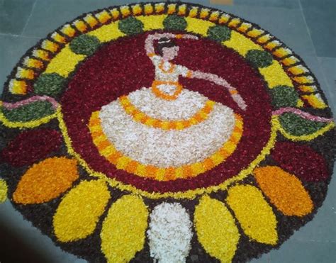 Pookalam Designs - Flower Rangoli Designs for Diwali Onam and Pongal ...